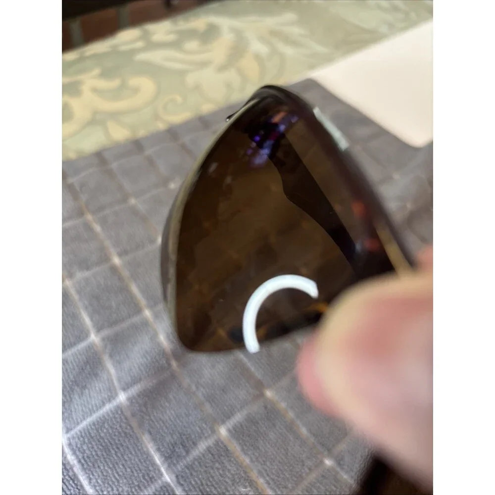 YUM Pradco Brown UV Tinted Lens Sport Wraparound Semi Rimless Men’s Sunglasses